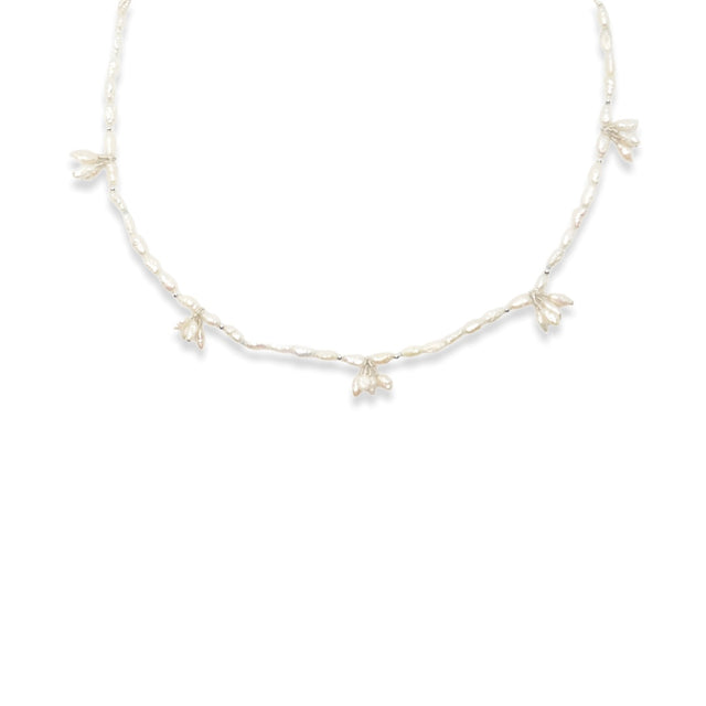 Rice Crispy Bunches | Freshwater Pearl Necklace | Sustainable & Ethical Jewelry | Handmade