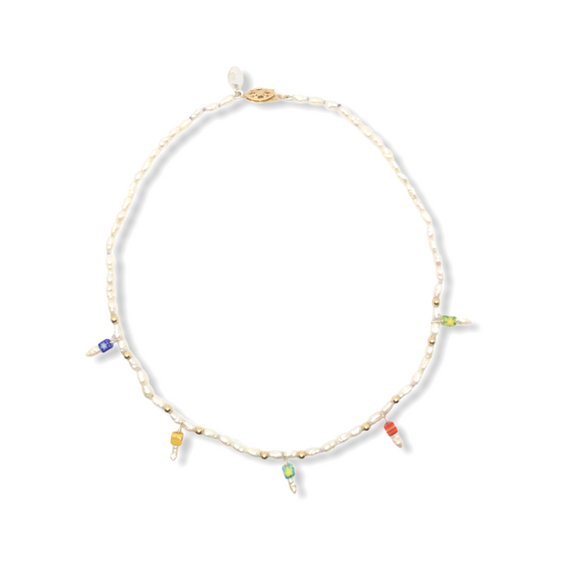 Rice Crispy 6 | Freshwater Pearl Necklace | Sustainable & Ethical Jewelry | Handmade