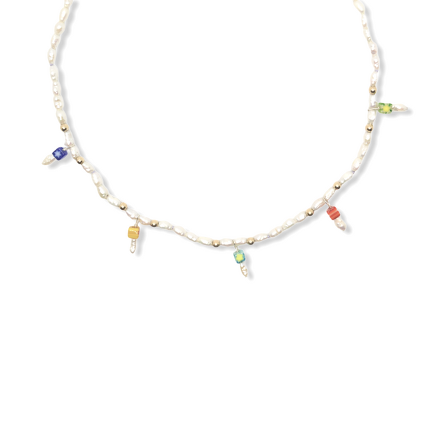 Rice Crispy 6 | Freshwater Pearl Necklace | Sustainable & Ethical Jewelry | Handmade