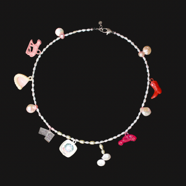 Sealed with a Kiss Retro Colorful Necklace! | Sustainable & Ethical Jewelry | Handmade