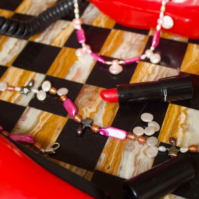 Bebop Hot Pink Necklace | Sustainable & Ethical Jewelry | Handmade