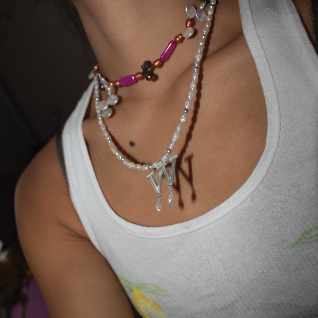Custom Queen of Pearls Necklace with Pendant | Sustainable & Ethical Jewelry | Handmade