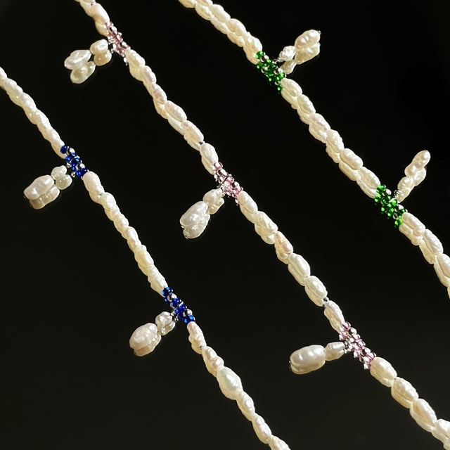 Rice Crispy 3 | Freshwater Pearl Necklace | Sustainable & Ethical Jewelry | Handmade