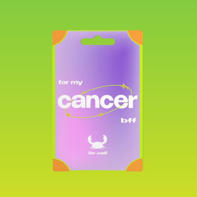 For My Cancer BFF Tse-Wall Gift Card