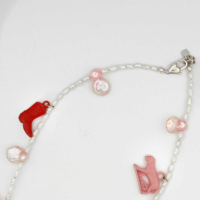 Sealed with a Kiss Retro Colorful Necklace! | Sustainable & Ethical Jewelry | Handmade