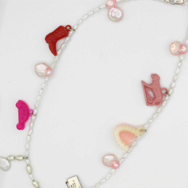 Sealed with a Kiss Retro Colorful Necklace! | Sustainable & Ethical Jewelry | Handmade