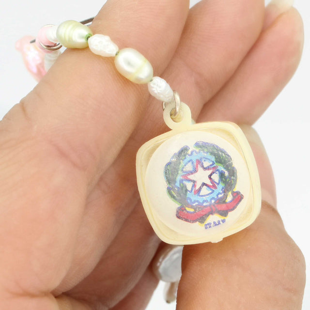 Sealed with a Kiss Retro Colorful Necklace! | Sustainable & Ethical Jewelry | Handmade
